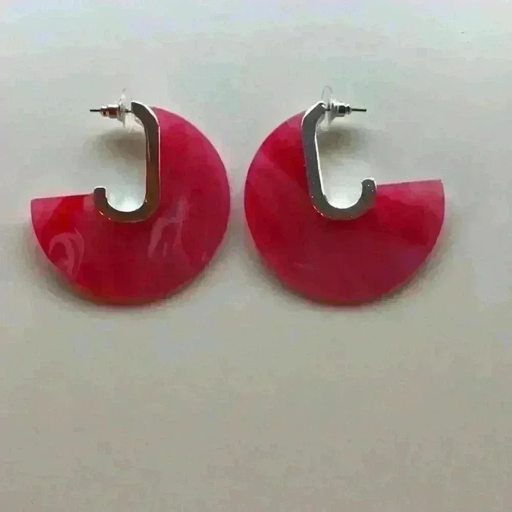 Nine West new C Hoop Earrings